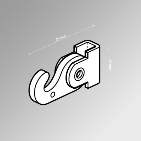 Rod Hook 4MM | IMPSUK