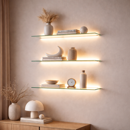 Lighting Glass Shelves | IMPSUK