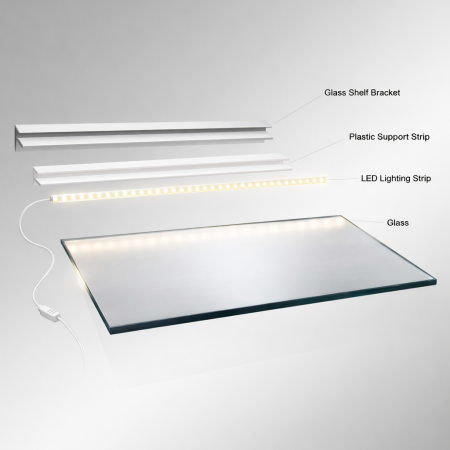 Lighting Glass Shelves | IMPSUK