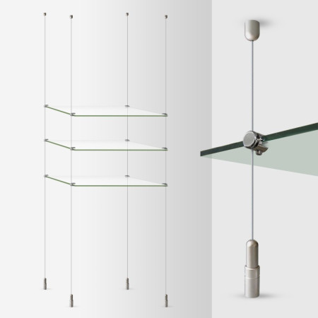 Suspended Shelf Kit (No Glass) | IMPSUK