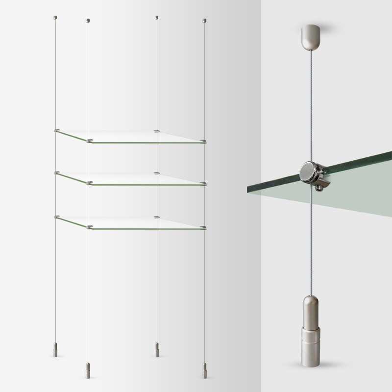 Suspended Shelf Kit (No Glass) | IMPSUK