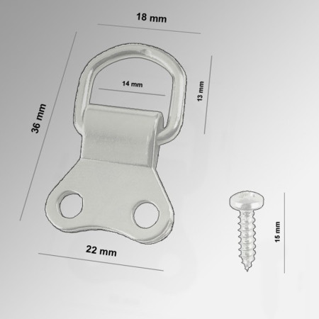 Heavy Duty Classic Double D Ring | IMPSUK