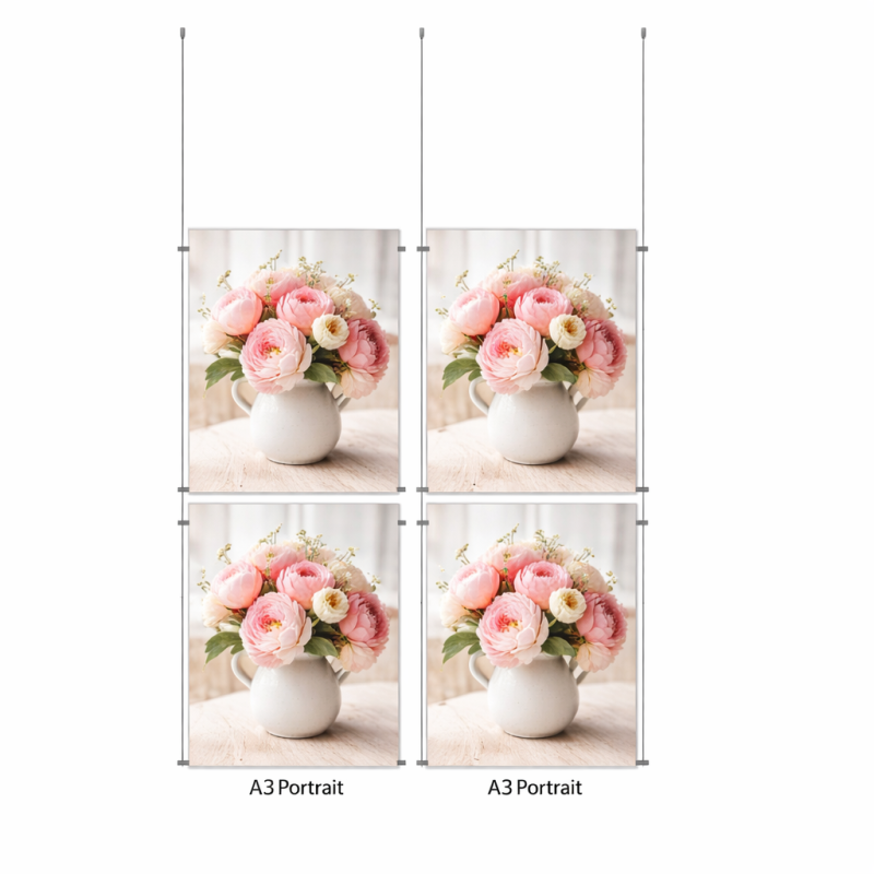 Ceiling Cable Display Kit A3 | IMPSUK