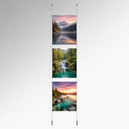 Ceiling to floor Display kit A2 | IMPSUK