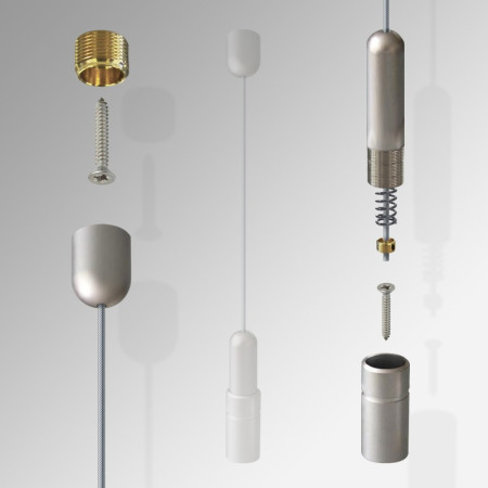 Ceiling To Floor Cable With Fixing | Impsuk