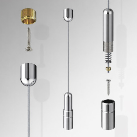 Ceiling To Floor Cable With Fixing | Impsuk