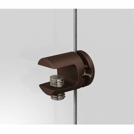 Cable Display Glass Shelf Support Single