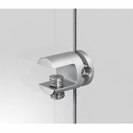 Cable Display Glass Shelf Support Single