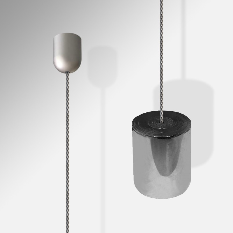 Ceiling to Floor Cable Weight Display | IMPSUK