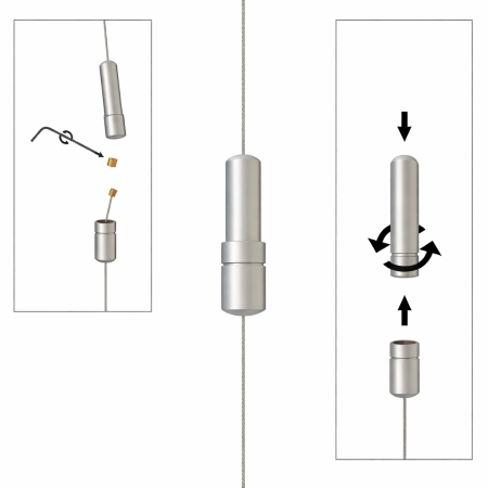 Steel cable Wire rope Tensioner Kit