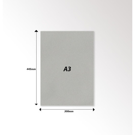 Grey Cardboard Sheet Acid Free 2mm Thick | Picture Hanging Direct