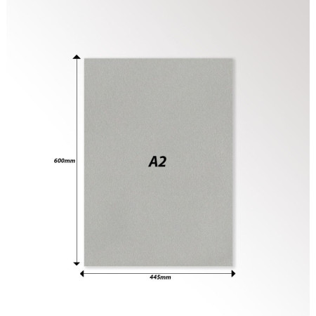 Grey Cardboard Sheet Acid Free 2mm Thick | Picture Hanging Direct