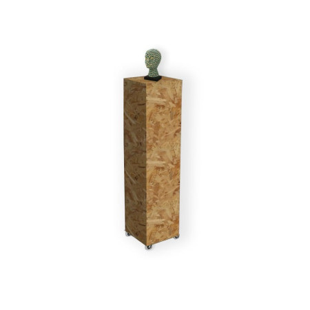 OSB Display Plinth With Castors