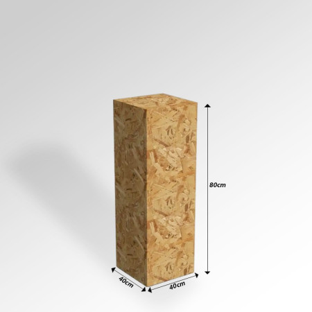OSB Wooden Display Plinth