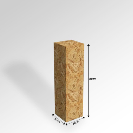 OSB Wooden Display Plinth