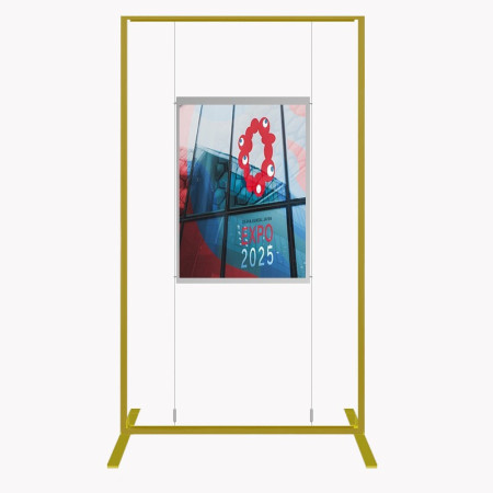 Suspended Poster Display Holders Free-Standing Stand A1 (Portrait/Landscape)