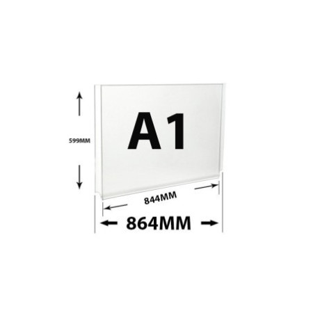 Suspended Poster Display Holders Free-Standing Stand A1 (Portrait/Landscape)