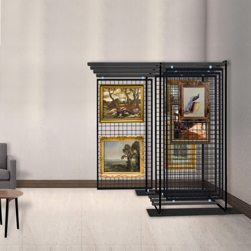 Art Storage Pictures Rack Free Standing