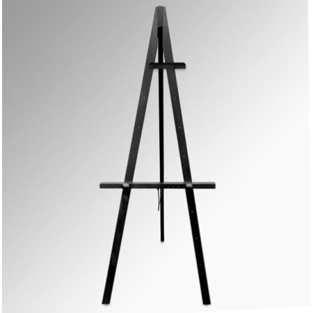 Wooden Display Easel With Artist Caption Card Tray