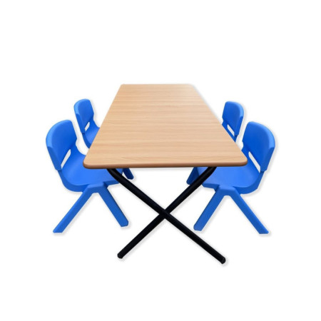 Kids Folding Table with Chairs Set