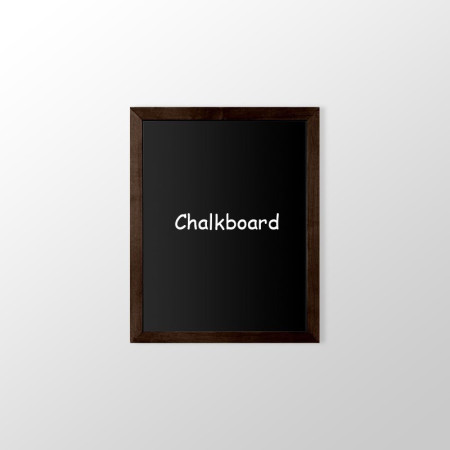 Self Adhesive Wooden Chalkboard Frame (Non-Printed Blackboard Frame)