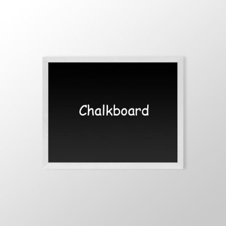 Self Adhesive Wooden Chalkboard Frame (Non-Printed Blackboard Frame)