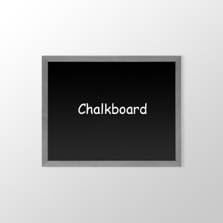 Self Adhesive Wooden Chalkboard Frame (Non-Printed Blackboard Frame)