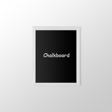Wooden Chalkboard Frame (Non-Printed Blackboard Frame)