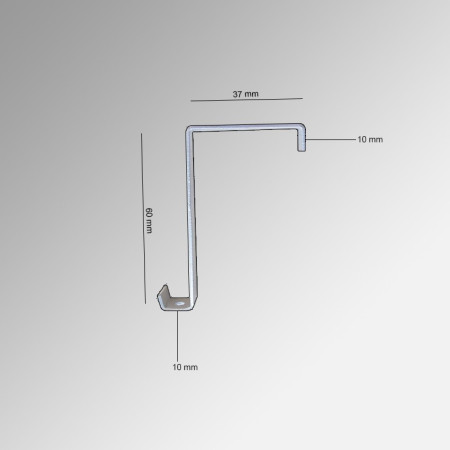 Heavy Duty Metal Door Brackets – Black, Silver & White – Multi-Purpose Shelf / Display Support Hooks