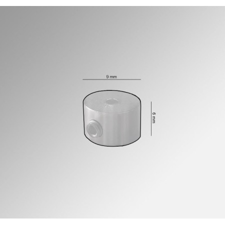 Under Shelf Cable Fixing with Grub Screw – Steel Wire Support Fitting for Floating Shelf Suspension Systems