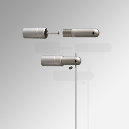 Wall to Floor Cable Hanging Kit with Bottom Weight – Steel Wire Suspension System for Displays & Shelving