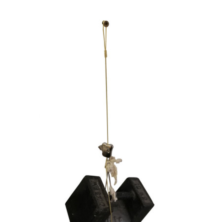 Gold Steel Hanging Cable with Loop – Strong Wire Suspension for Picture, Display & Hanging Systems