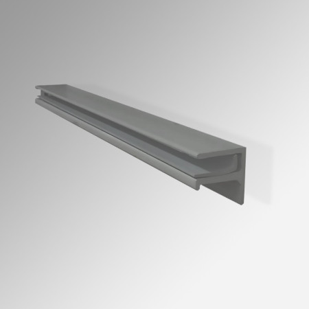 Grey Glass Shelf – Modern Floating Toughened Glass Shelf for Bathroom, Kitchen & Display Use
