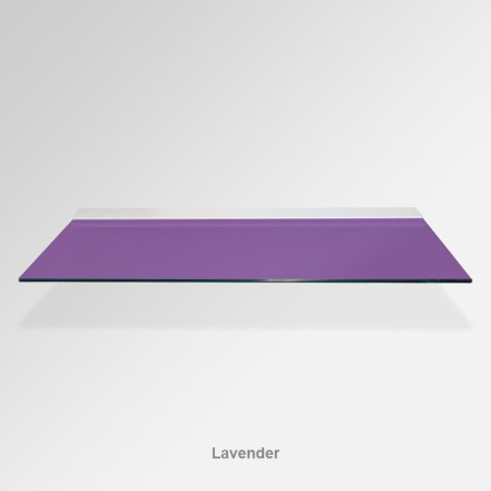 Lavender Glass Shelf – Modern Floating Toughened Glass Shelf for Bathroom, Kitchen & Display Use
