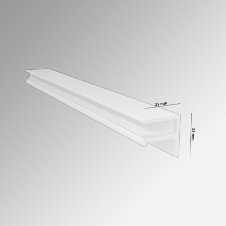 Ocean Glass Shelf – Modern Floating Toughened Glass Shelf for Bathroom, Kitchen & Display Use
