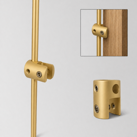 6mm Rod Panel Support Clamp | Adjustable Display Panel Holder | IMPSUK UK