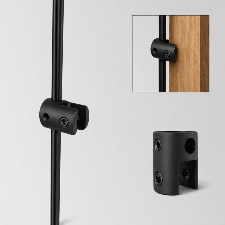 6mm Rod Panel Support Clamp | Adjustable Display Panel Holder | IMPSUK UK