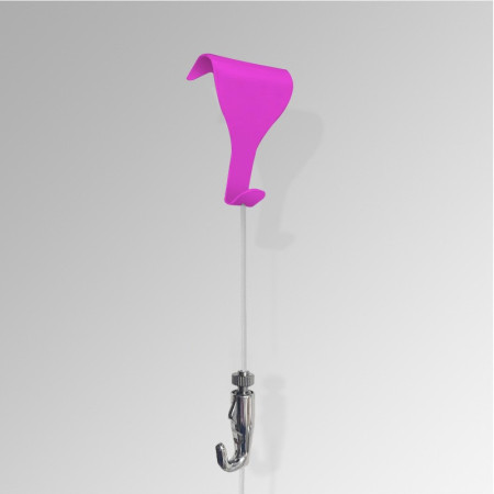 Moulding Hook Clear Wire Set with Self Locking Hook