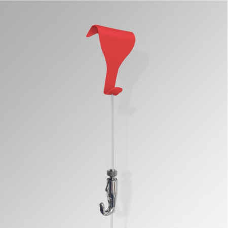 Moulding Hook Clear Wire Set with Self Locking Hook