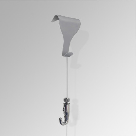 Moulding Hook Clear Wire Set with Self Locking Hook