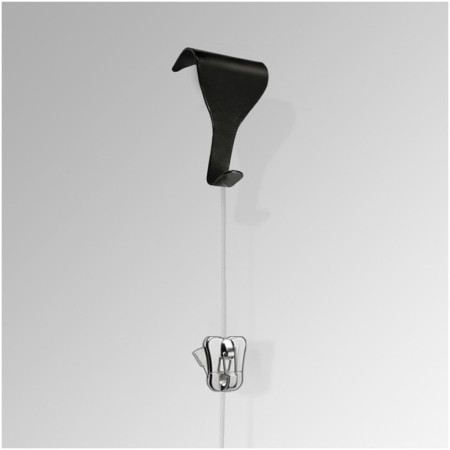 Moulding Hook Clear Wire Set with Zipper Hook(Security)