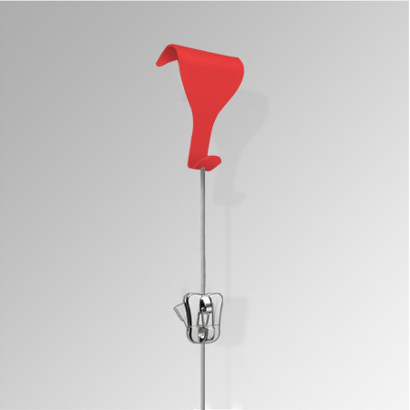 Moulding Hook Steel Wire Set with Zipper Hook(Security)