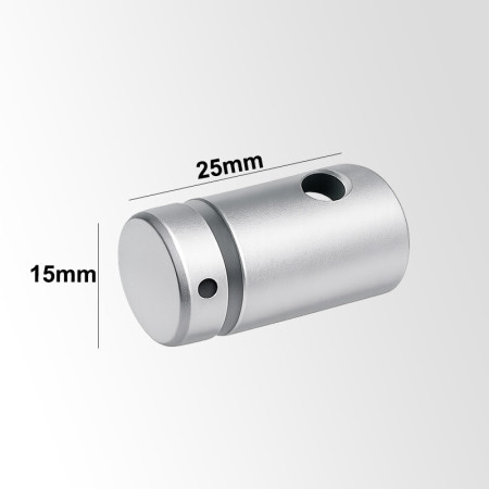 6mm Rod Single-Sided Panel Support Clamp – Glass & Acrylic Panel Holder with Hole Fixing