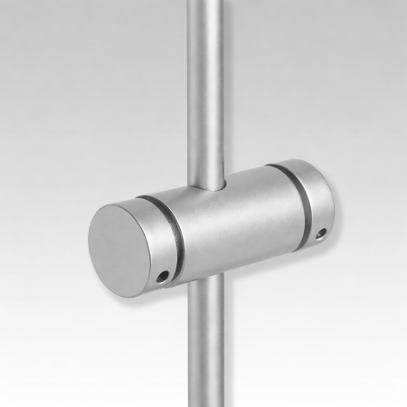 6mm Rod Double Panel Holder – Back-to-Back Display Clamp