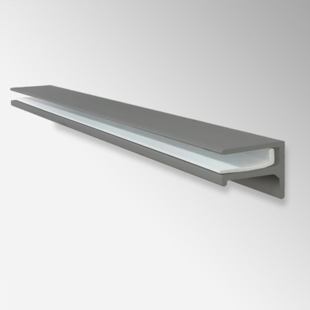 Floating Glass Shelf, Plasterboard