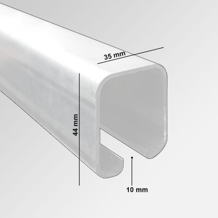 Sliding Whiteboard Rail System | Heavy Duty Track for Whiteboards, Chalkboards & Display Boards (Up to 50KG)