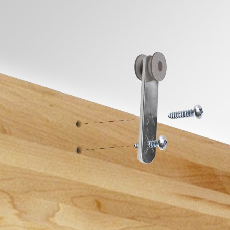 Easy-Slide Whiteboard Ceiling Hanging Rail Kit | Sliding Track System (Up to 50KG) | 2m & 3m