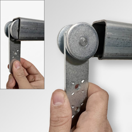 Easy-Slide Whiteboard Ceiling Hanging Rail Kit | Sliding Track System (Up to 50KG) | 2m & 3m