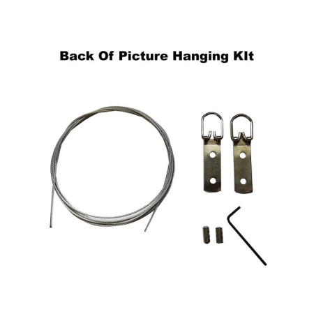 Heavy Duty Frame Hanging Cable | Picture Wire for Frames, Mirrors & Artwork (Strong Steel Support)