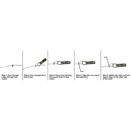 Heavy Duty Frame Hanging Cable | Picture Wire for Frames, Mirrors & Artwork (Strong Steel Support)